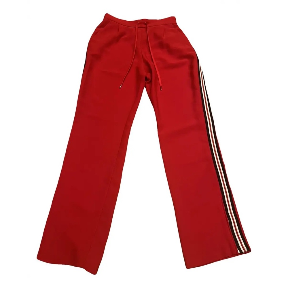 Claudie Pierlot Red Trousers